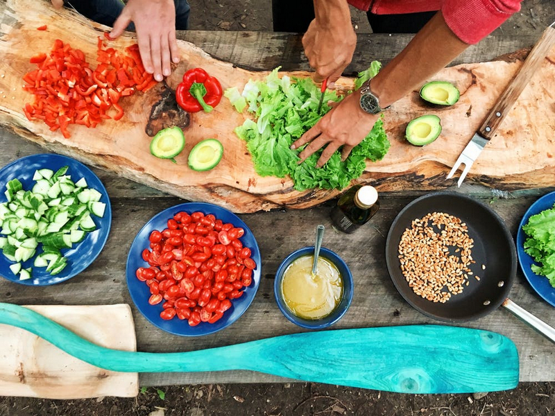 outdoor kitchen