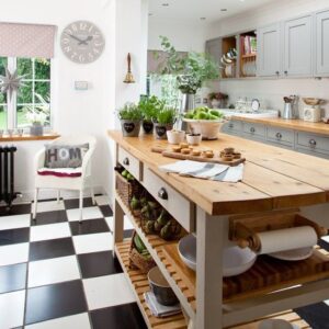 gray shaker kitchen