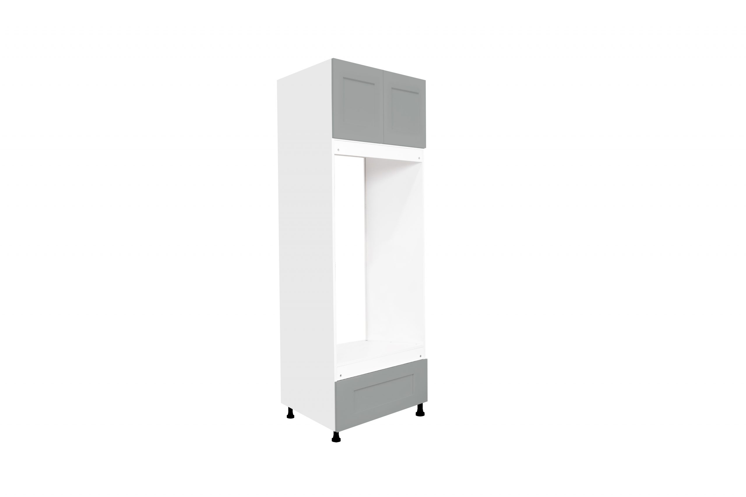 Shaker Gray 30” Double Oven Cabinet OC3084, OC3090, OC3096
