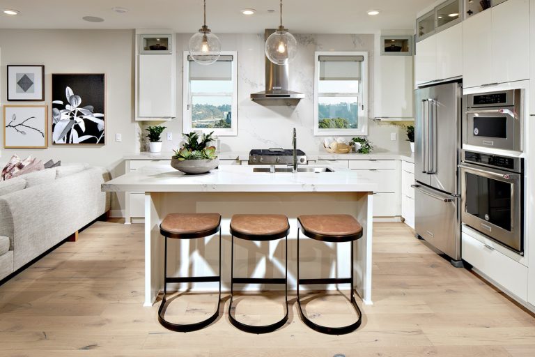 Kitchen island with seating